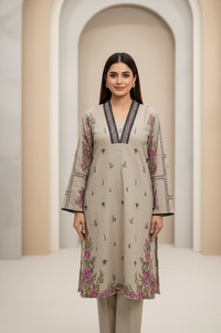 🌸 Effortless Grace: The Grey Floral Pret Collection 🌸 By Rangdey