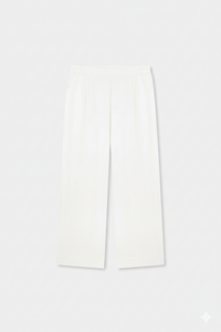 ☁️ Cloud White Tailored Wide-Leg Trousers ☁️ By Rangdey