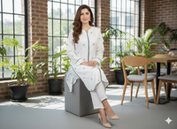 Sophisticated White Kurta with Beautiful Patterns By Rangdey