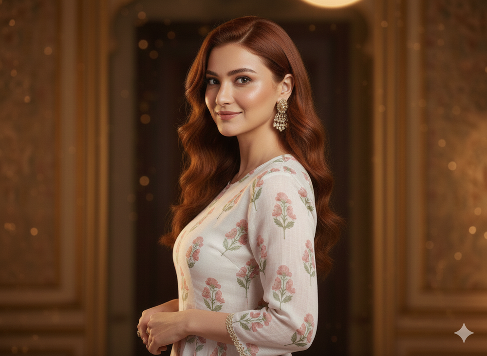 Vintage Rose Floral Anarkali Set 🌹🏛️By Rangdey