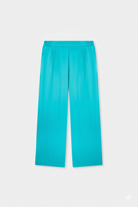 🌊 Vibrant Turquoise Wide-Leg Trousers 🌊 By Rangdey